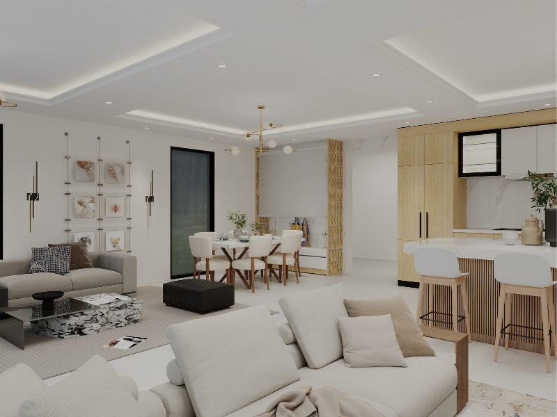 Contemporary Elegance: Canadian Villa First Floor Reveal